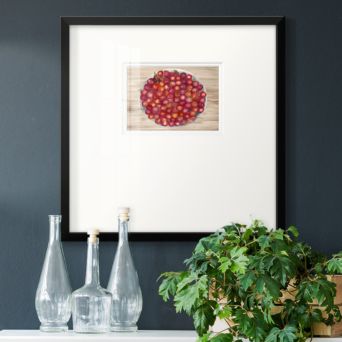 Bowls of Fruit IV Premium Framed Print Double Matboard