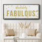 Fabulous - Floater Framed Canvas Print