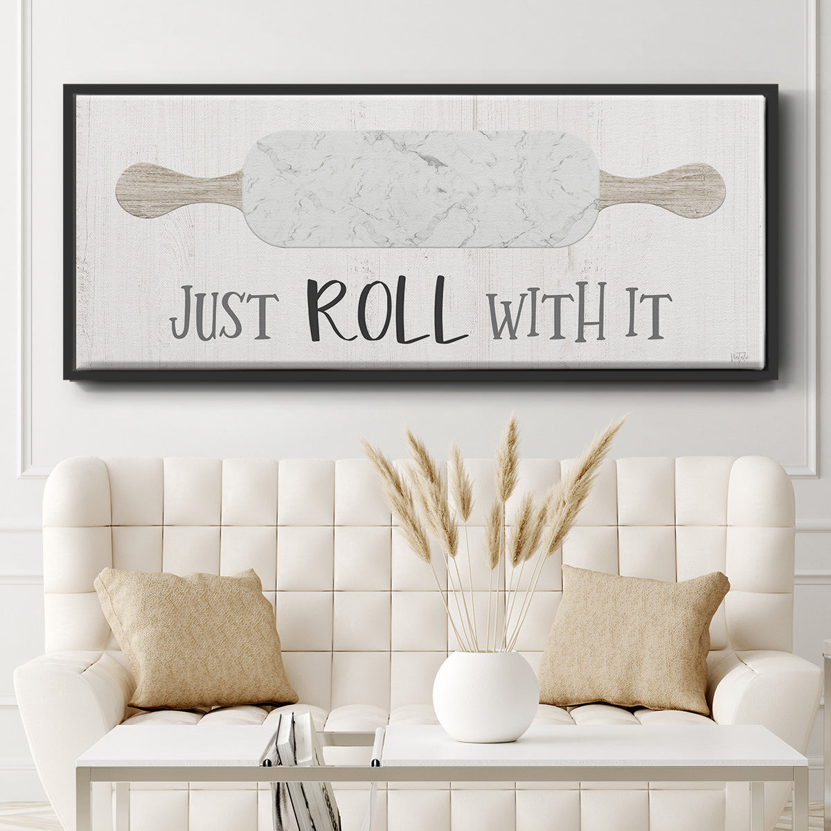 Roll With It - Floater Framed Canvas Print