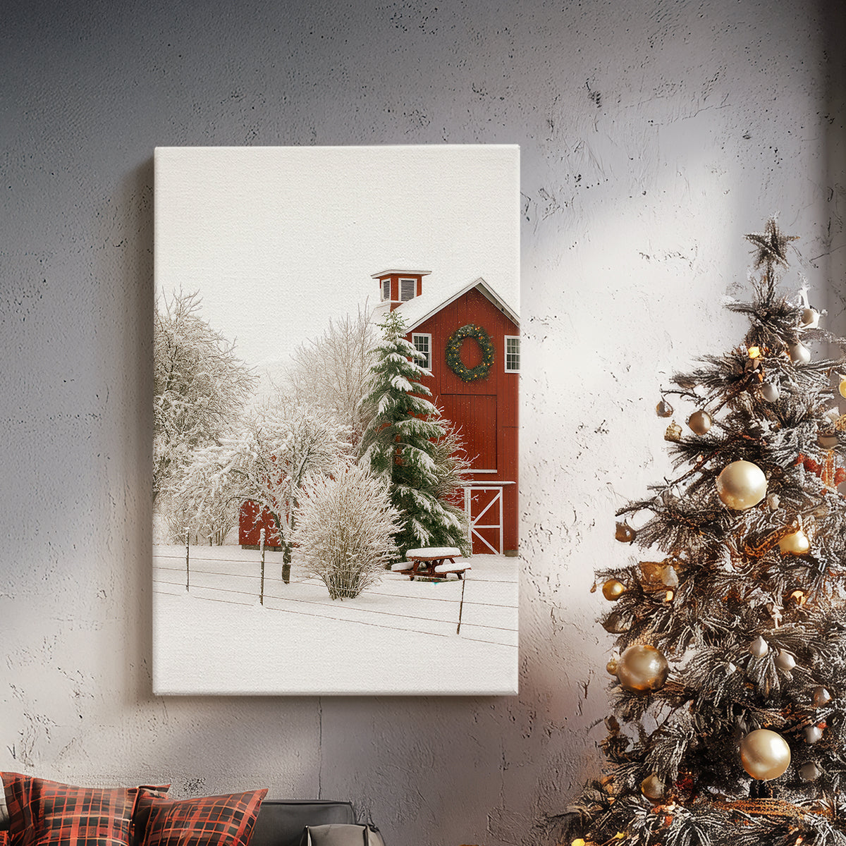 Frostlit Serenade - Canvas Art Print