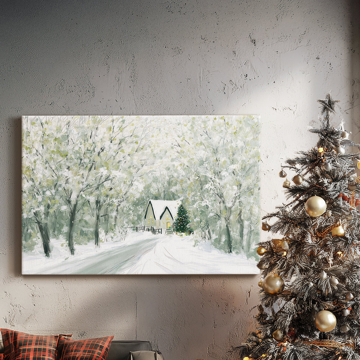 Chapel of Snowwhite Blessing - Canvas Art Print