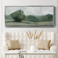 Soft Green Landscape I - Floater Framed Canvas Print