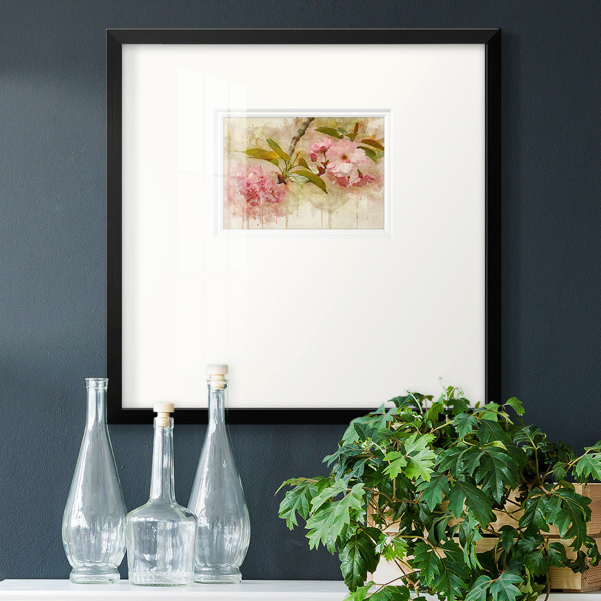 Blossom Elegance II Premium Framed Print Double Matboard