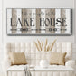 Simple at the Lake House - Floater Framed Canvas Print