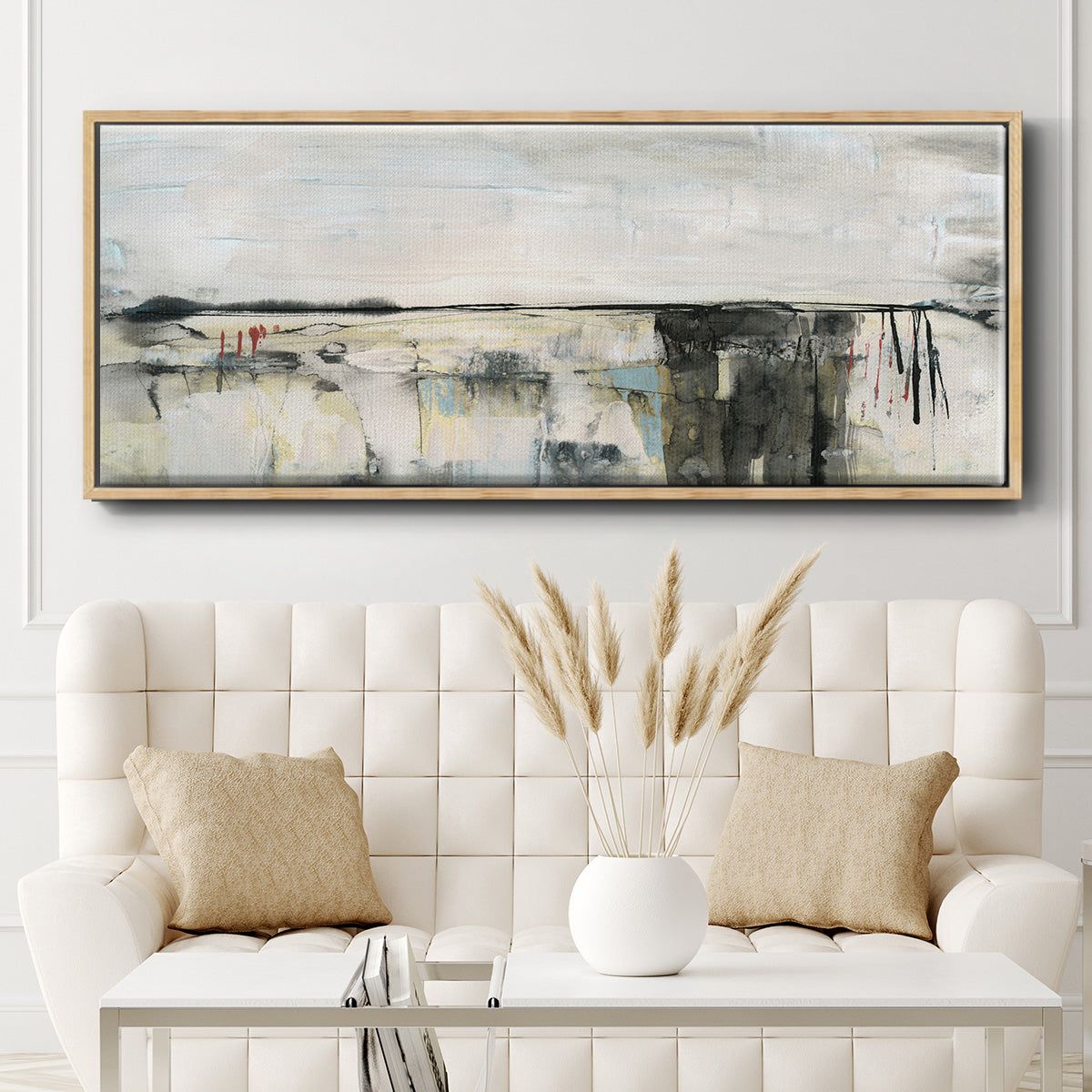 Valley View II - Floater Framed Canvas Print
