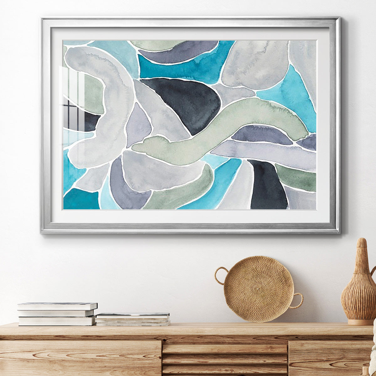 Subtle Billows II Premium Framed Print - Ready to Hang