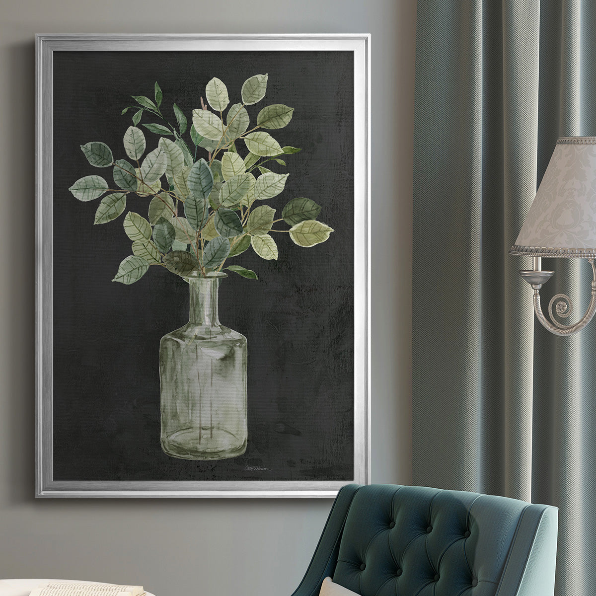 Artisanal Bouquet II - Modern Framed Canvas Print