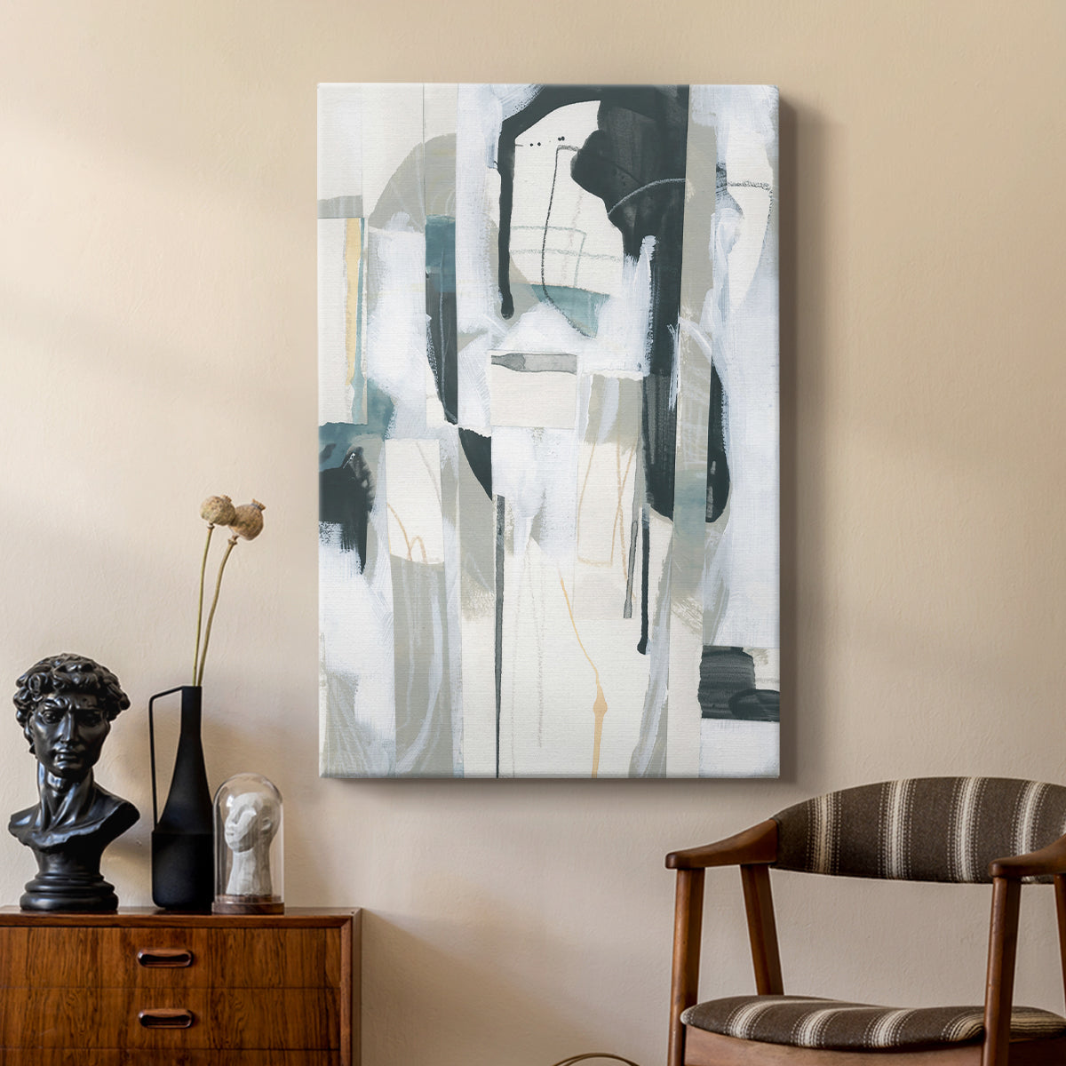 Sea Cavern Strata II - Canvas Art Print