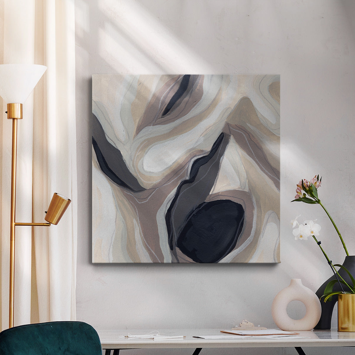 Stone Ripple I - Canvas Art Print