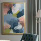 Soft Indigo Atmosphere I - Modern Framed Canvas Print