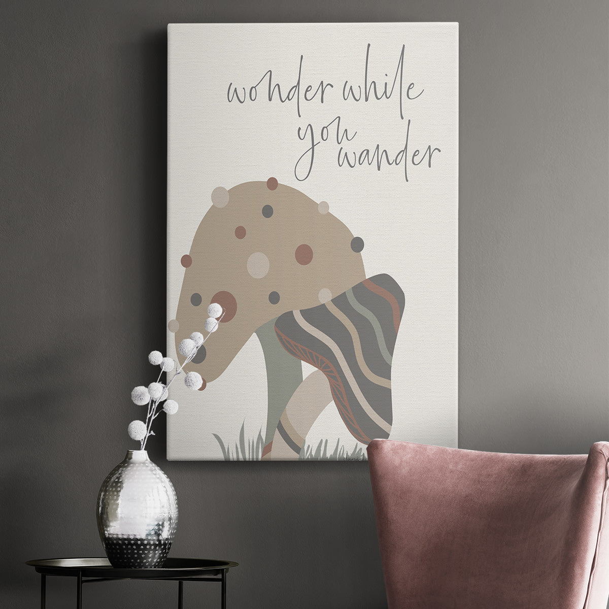 Wonder While You Wander Premium Gallery Wrapped Canvas - Ready to Hang