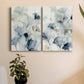 Indigo Ginkgo Premium Gallery Wrapped Canvas - Ready to Hang Set of 2