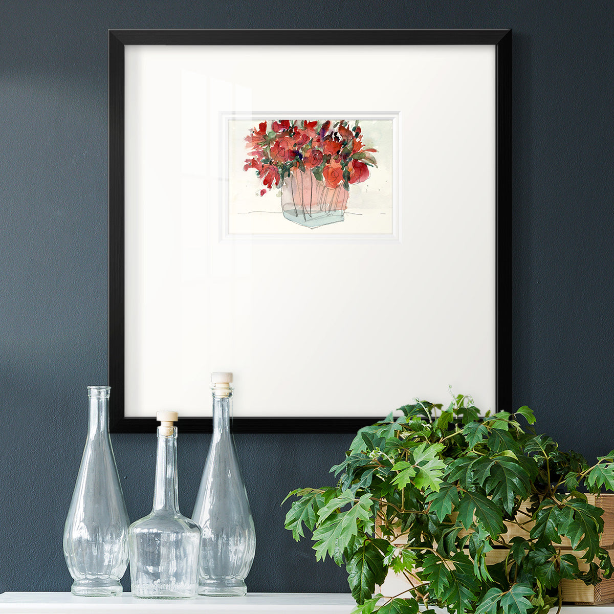 The Small Bunch II Premium Framed Print Double Matboard