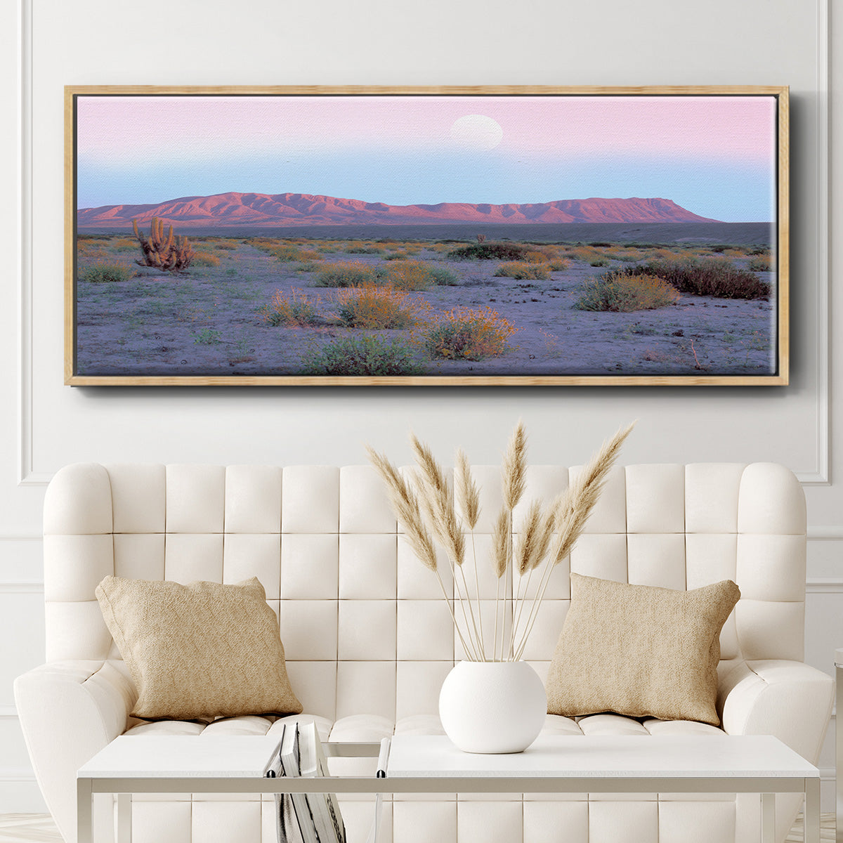 Vallenar Atacama Desert - Floater Framed Canvas Print