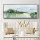 Abstract Wetland IV - Floater Framed Canvas Print