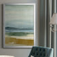 Ochre Outlook II - Modern Framed Canvas Print