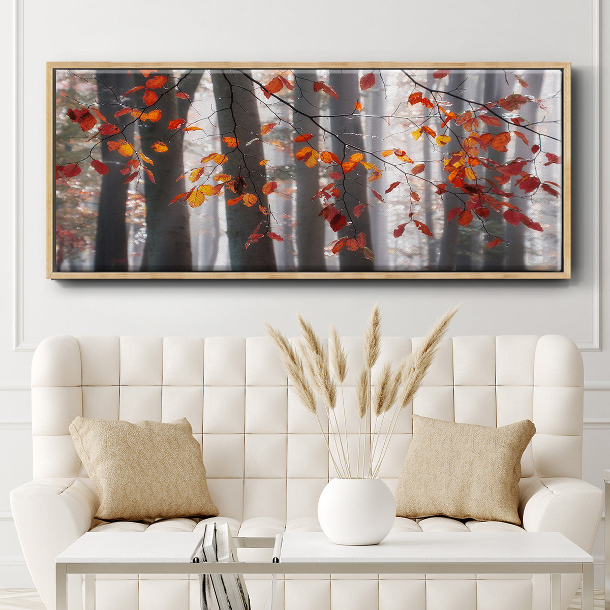 Falling Moments - Floater Framed Canvas Print
