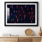 Crimson Constellation - Modern Framed Art Print