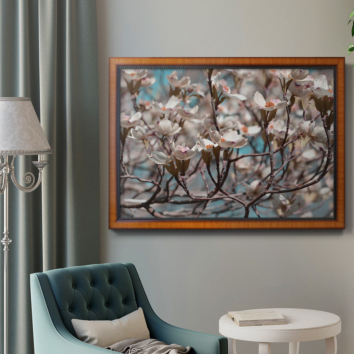 Dogwood Spring I Premium Framed Canvas- Ready to Hang