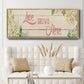 Love Grows Here - Floater Framed Canvas Print