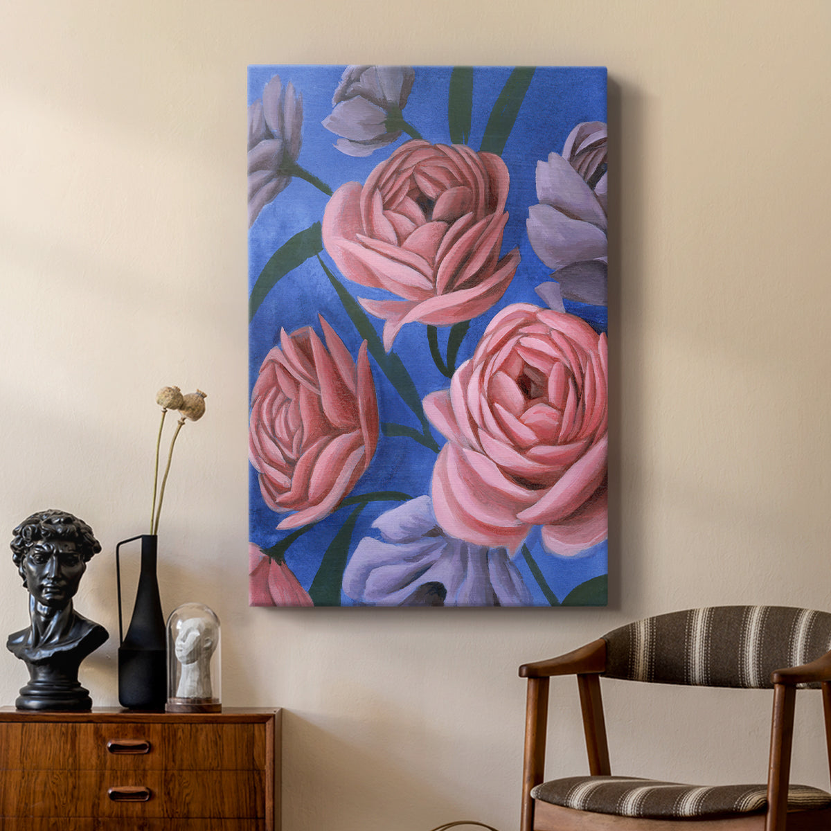 Layered Petals I - Canvas Art Print