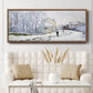 Snow in Argenteuil, 1875 - Floater Framed Canvas Print