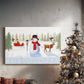 Pearled Pines Village - Canvas Art Print