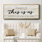 This is Us - Floater Framed Canvas Print