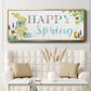 Happy Spring - Floater Framed Canvas Print