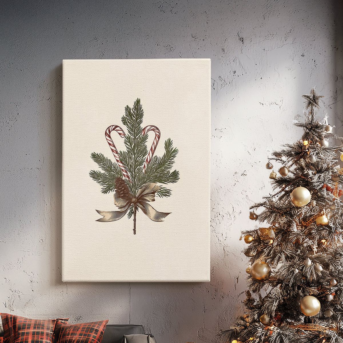 Icicles of Frostlit Promise - Canvas Art Print