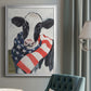 American Cow I - Modern Framed Canvas Print