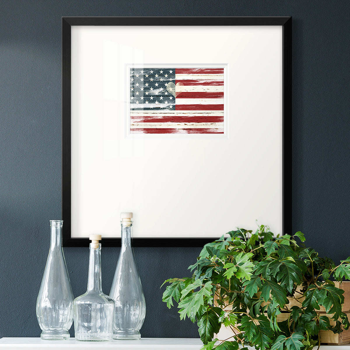 Heart of America Premium Framed Print Double Matboard