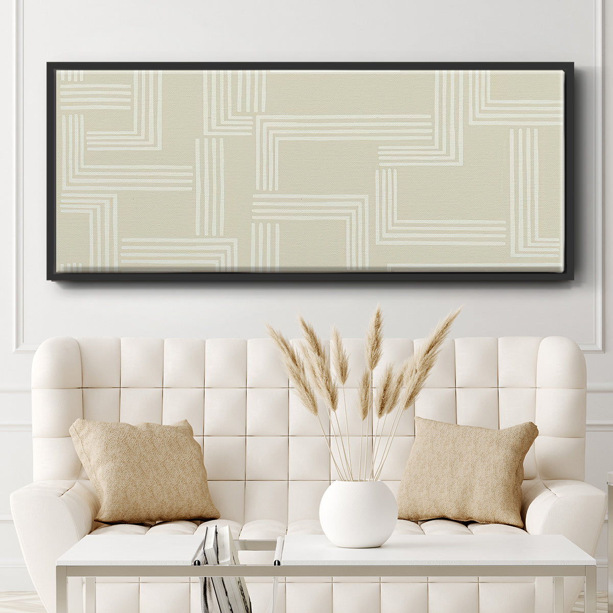 Roll Crossing IV - Floater Framed Canvas Print