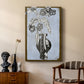 Graphic Flowers in Vase II - Canvas Art Print