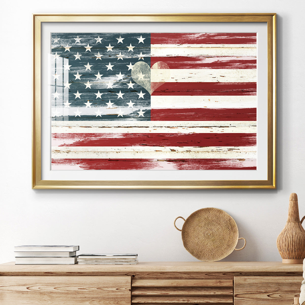 Heart of America Premium Framed Print - Ready to Hang