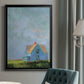 Blue Cape - Modern Framed Canvas Print