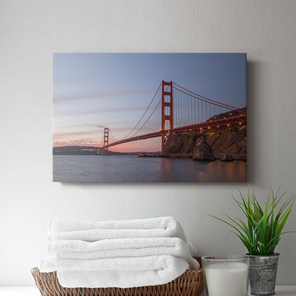 Golden Gate Span - Canvas Art Print