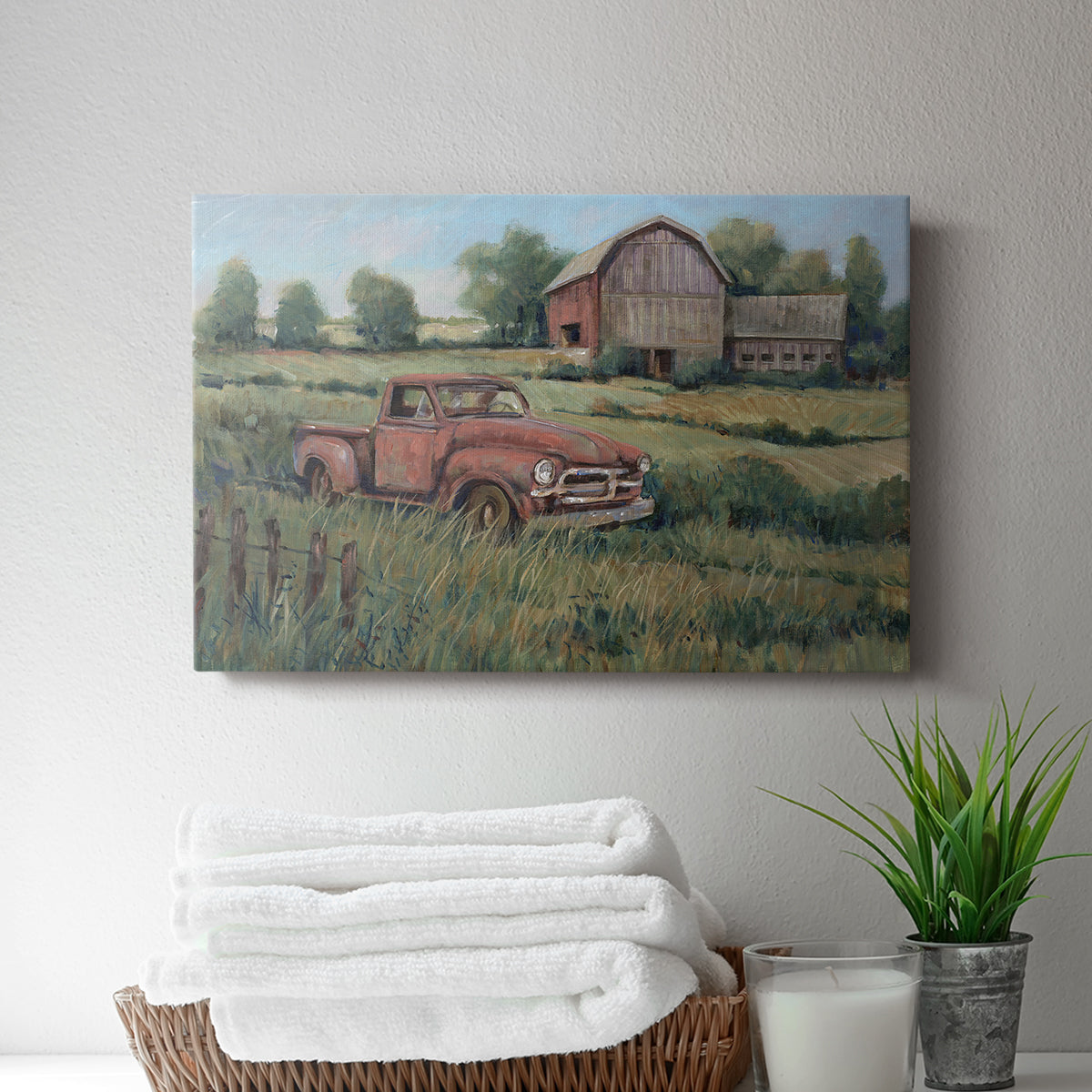 Rusting Away II - Canvas Art Print