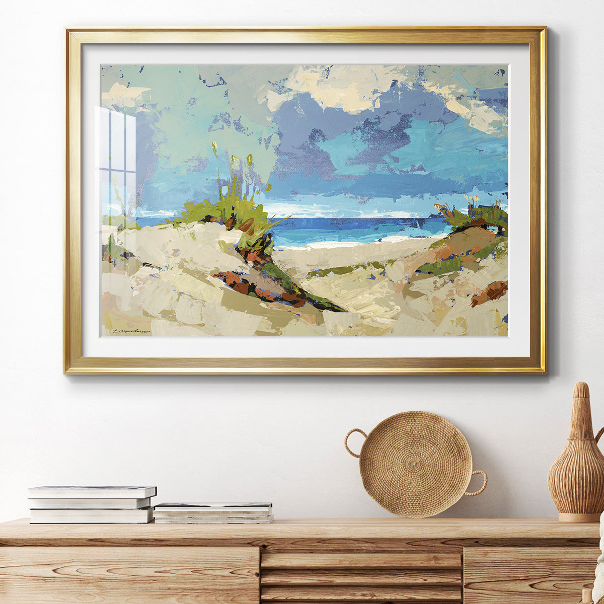 Dunes II Premium Framed Print - Ready to Hang