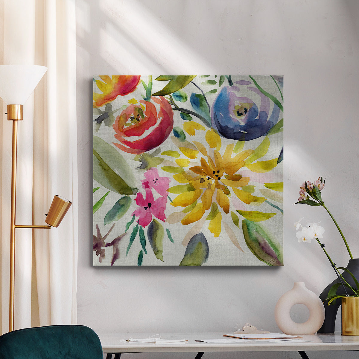 Summer Spectrum III - Canvas Art Print