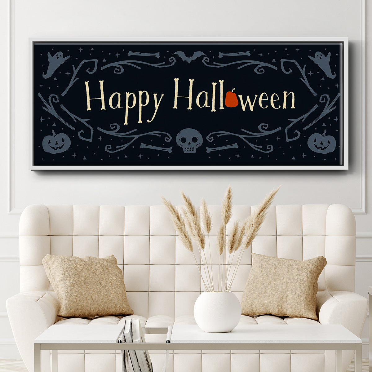 Skeleton Crew Collection D - Floater Framed Canvas Print