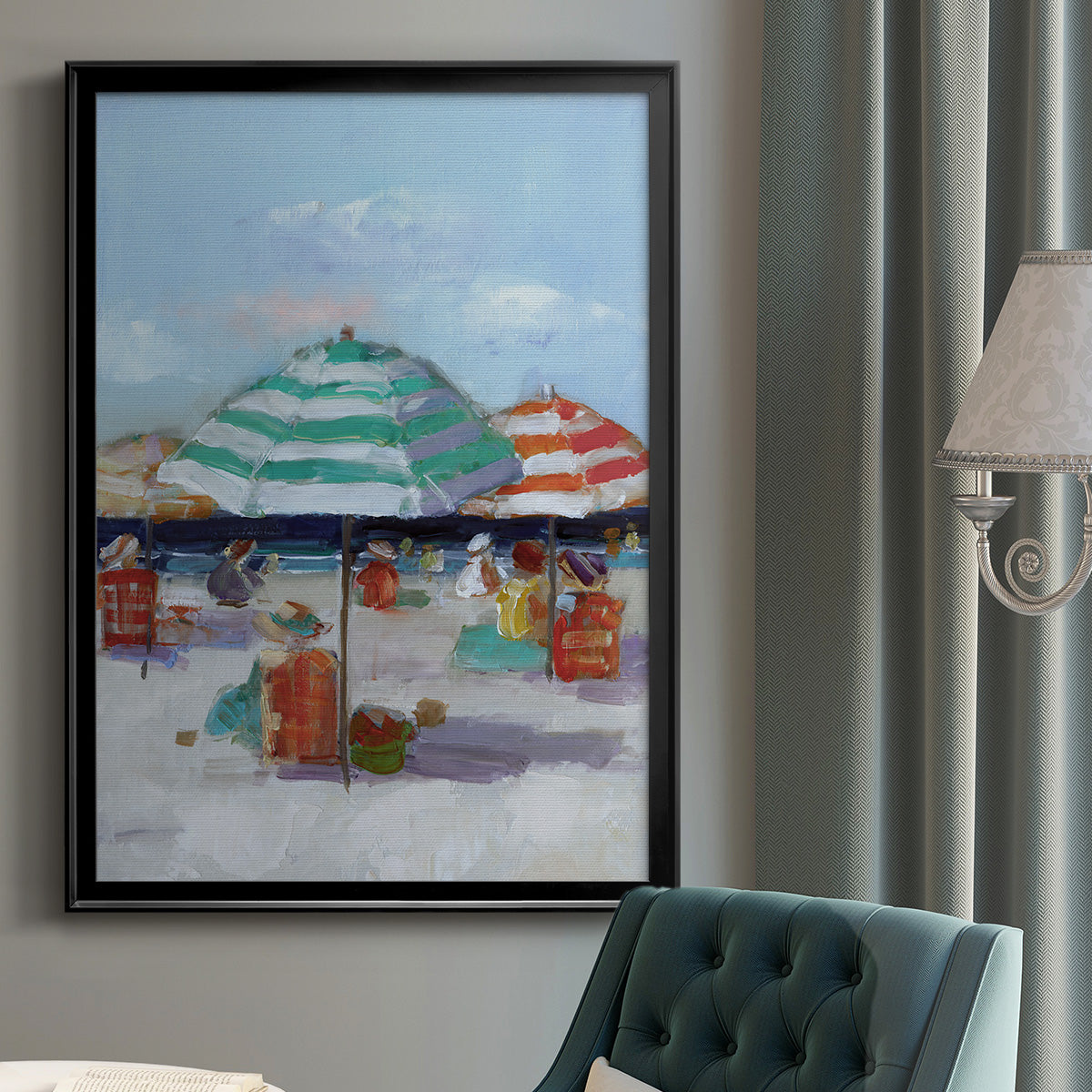A Day Dream I - Modern Framed Canvas Print