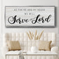 Serve the Lord - Floater Framed Canvas Print