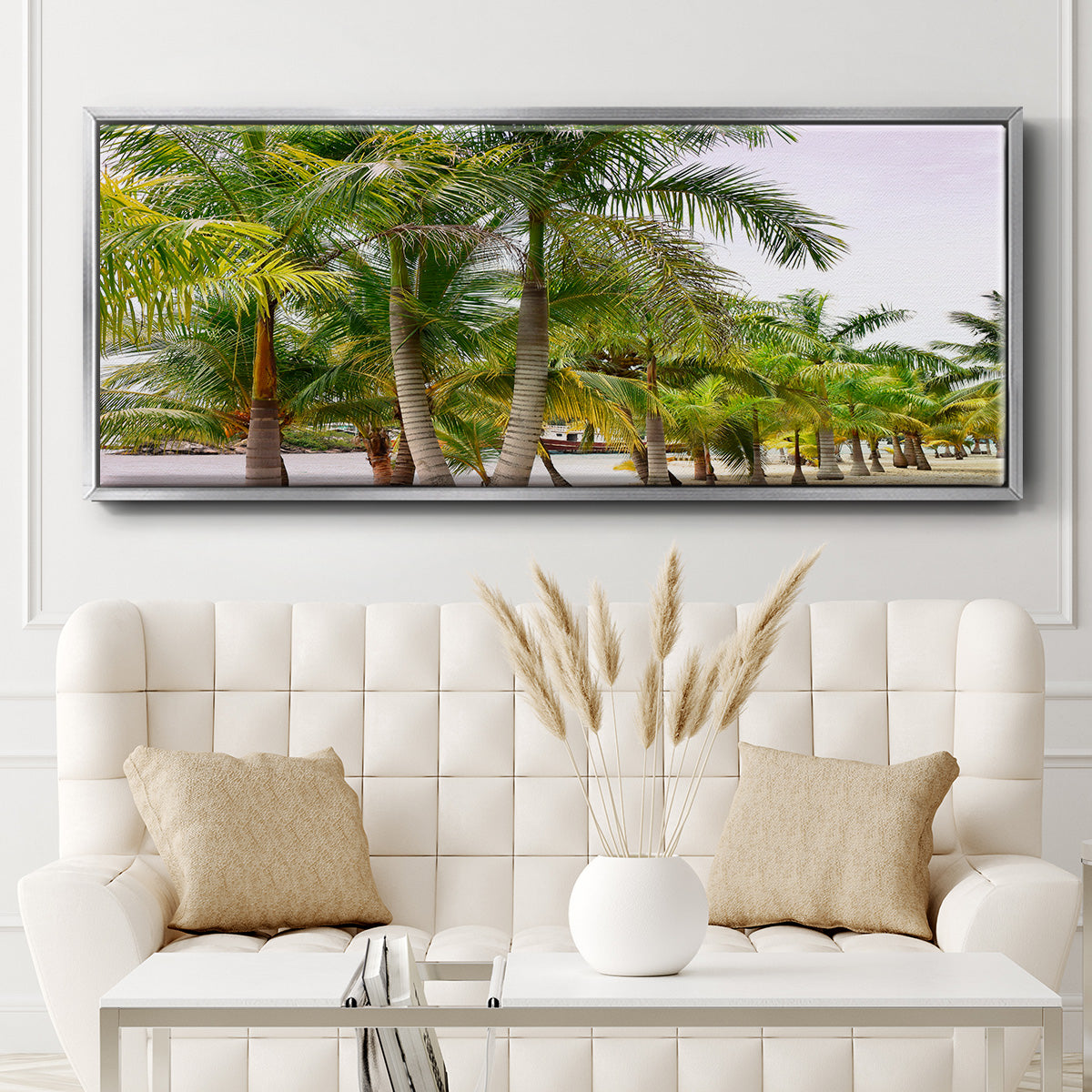 Summer Day - Floater Framed Canvas Print