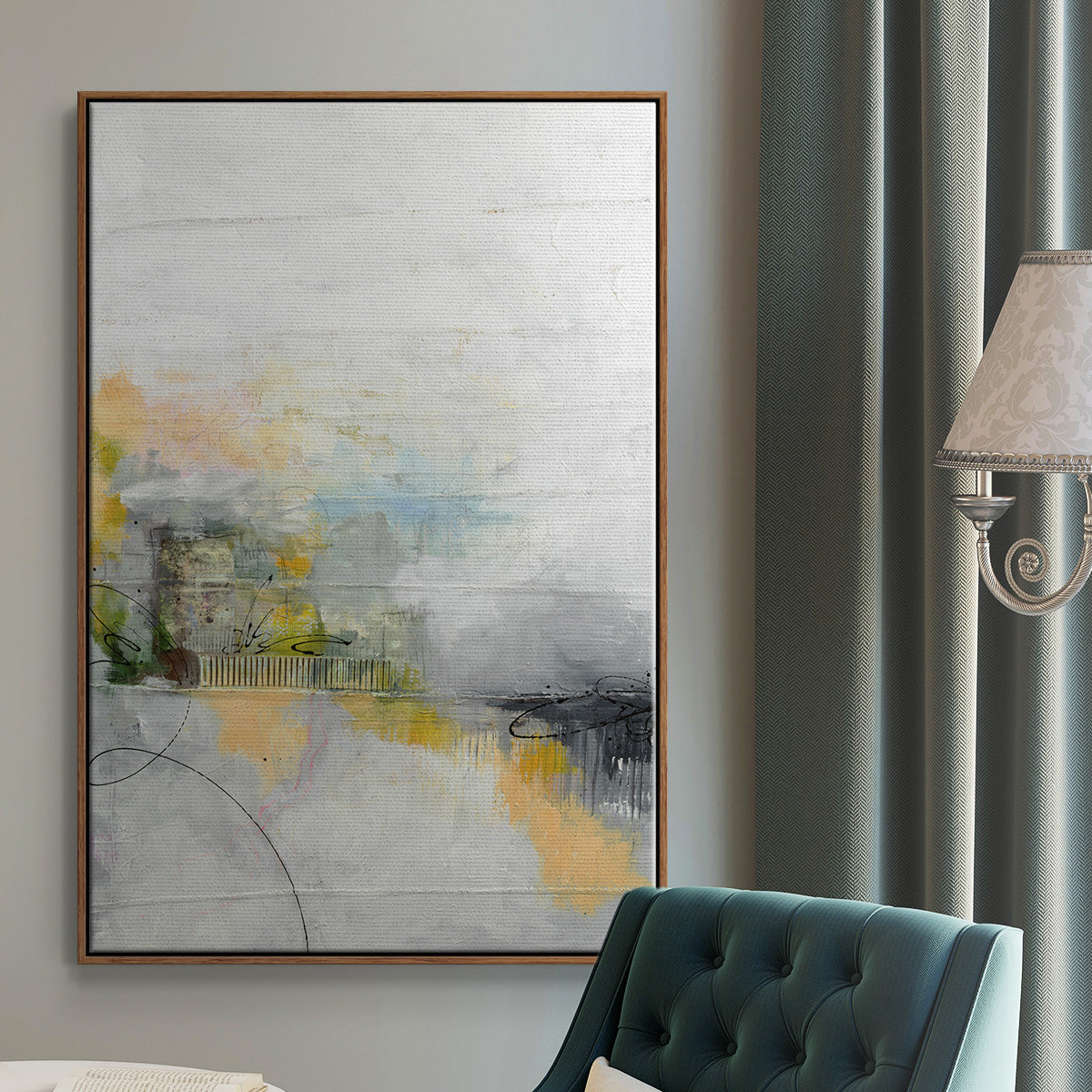 A Place Of My Own - Floater Framed Canvas Print
