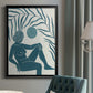 Moon Gazer I - Modern Framed Canvas Print