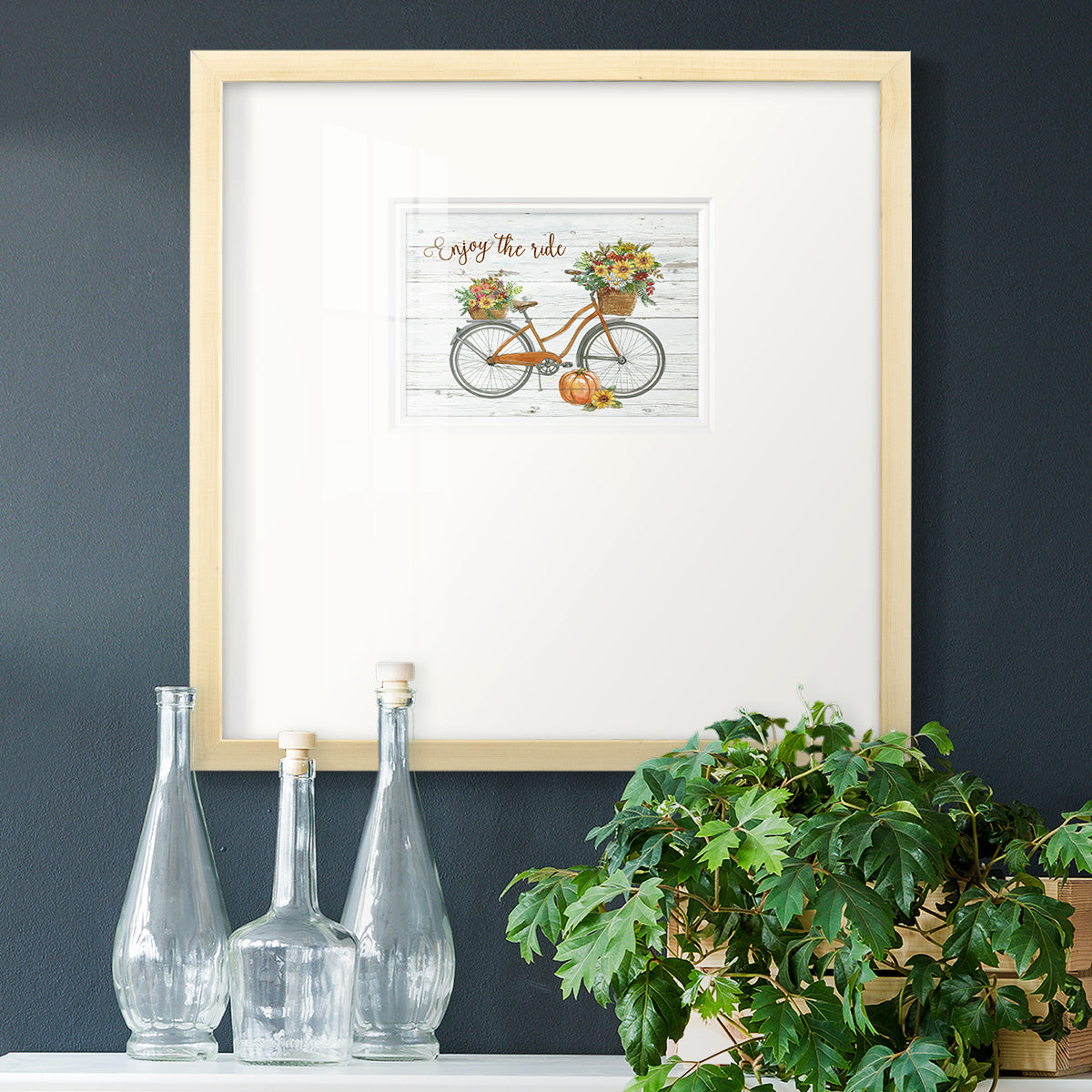 Harvest Bike Premium Framed Print Double Matboard