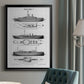Industrial Ship - Modern Framed Canvas Print