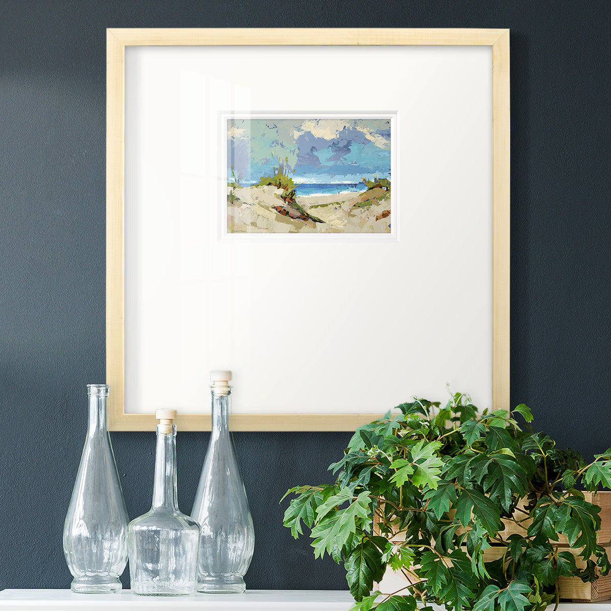 Dunes II Premium Framed Print Double Matboard