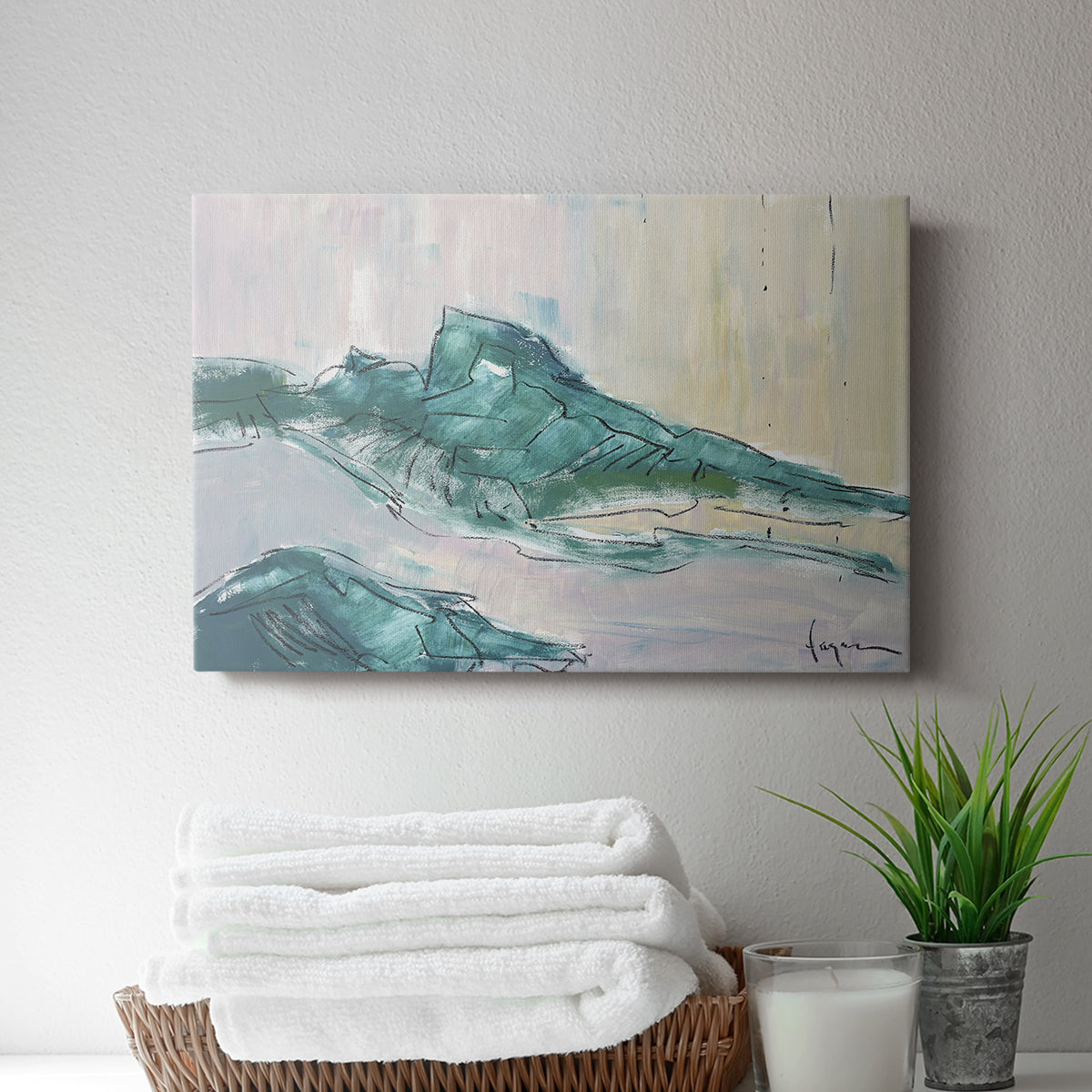 No tears for the Mountain - Canvas Art Print